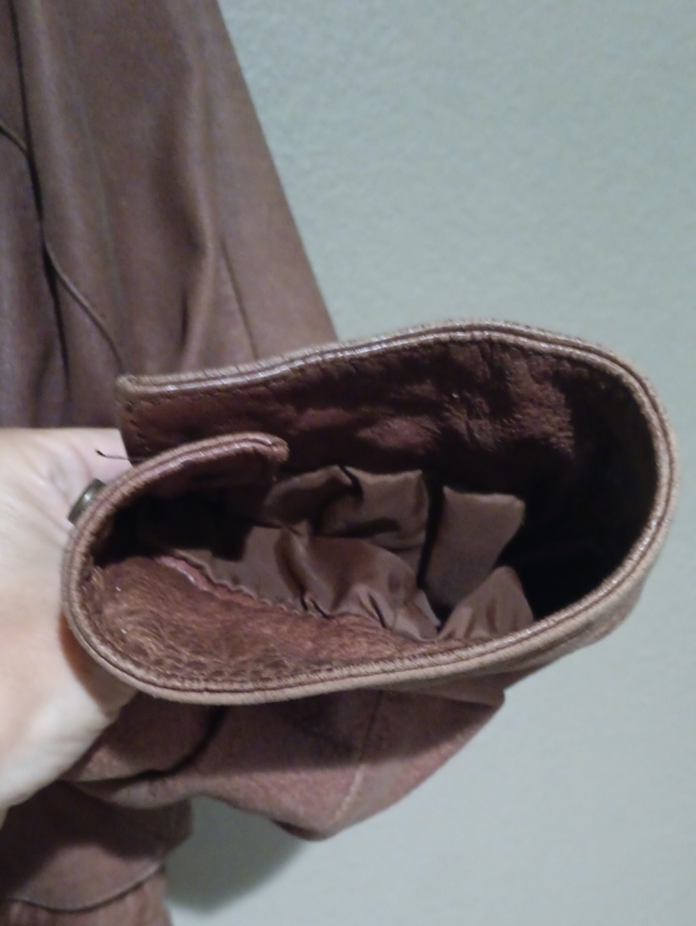 Adventure Bound Brown Leather Trench Coat - Picture 10 of 16